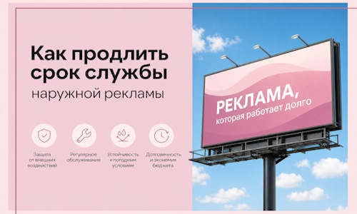 Как продлить срок службы наружной рекламы в  Тулуне
