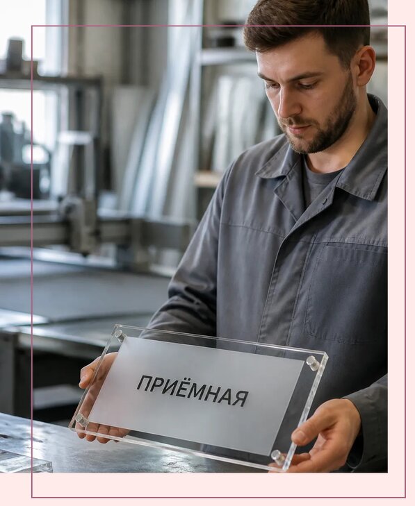 Таблички из оргстекла на заказ в Тулуне от 4208 р. | Аванза-Тлн
