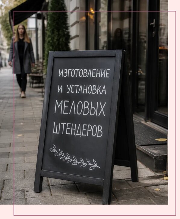 Меловые штендеры в Тулуне по цене от 7014 р. | Аванза-Тлн